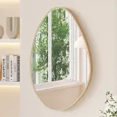 Rousseau Organische spiegel Romi | 50 x 80 cm | Old Oak-design