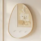 Rousseau Organische spiegel Roza | 60 x 80 cm | Old Oak-design