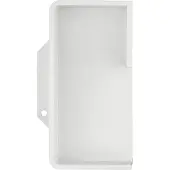 HDD pro Schuifdeurkom Inkapschelp Hdd Carre Massief Afgerond 40mm Wit Structuur