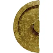 HDD pro Schuifdeurkom Inkapschelp Hdd Halve Maan Massief 40mm Old Yellow