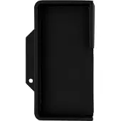 HDD pro Schuifdeurkom Inkapschelp Hdd Carre Massief Afgerond 40mm Zwart