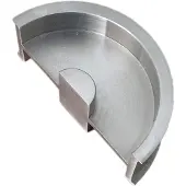 HDD pro Schuifdeurkom Inkapschelp Hdd Halve Maan Massief 40mm Inox Plus