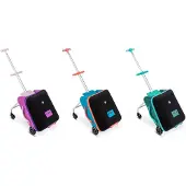 Micro - Eazy Luggage - Rolkoffer - Blue Ocean Glow