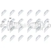 NTY NPW-ME-140 Aandrijfas