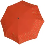 Knirps Paraplu C.205 Medium Duomatic Solid Pumpkin Reflective Oranje