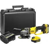 Stanley SFMCG400M2K FATMAX V20 Accu Haakse Slijper 125mm 18V 4.0Ah in Koffer