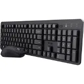 Trust Ody II - Draadloos Toetsenbord en Muis Set - Stille Toetsen - QWERTY US - Zwart