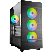 Sharkoon PC Behuizing - - Rebel C50 - Zwart - RGB - ATX