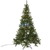 Everlands Kunstkerstboom Monarch Prelit 210 cm Hoog Groen Wit 320 lampjes