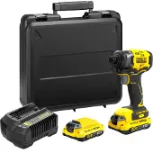 Stanley SFMCF810D2K FATMAX V20 Accu slagschroevendraaier 170Nm Brushless 18V 2.0Ah in koffer