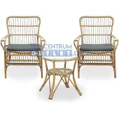 Vita Lester loungeset nature met hoge tafel