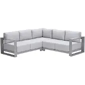 Garden Impressions Malakka loungebank 3-delig - taupe