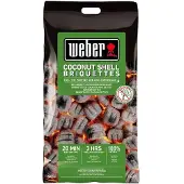 Weber kokosnoot briketten 8 kg