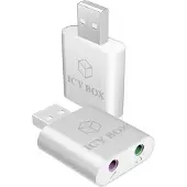 Icy Box IB-AC527 USB naar microfoon/hoofdtelefoon