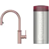 Quooker Flex round rose koper met Combi reservoir