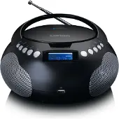 Lenco SCD-331BK - Draagbare Radio/CD/MP3 speler met USB en Bluetooth - Zwart