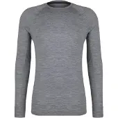 Stoic - Merino180 BengtSt. L/S - Merino-ondergoed M, grijs