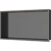 Luca Inbouwnis Sanitair 60x30x6,5cm RVS Gunmetal PVD+ LED verlichting