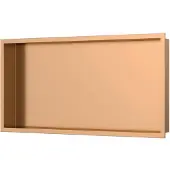 Luca Inbouwnis Sanitair 60x30x6,5cm RVS Geborsteld Koper PVD