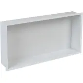 Plieger Inbouwnis Inbox Wand Met Flens 60x30x7.5cm Waterproof Wit
