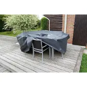 Nature - Tuinmeubelhoes - Beschermhoes voor tafel (rond) - H70 x Ø118cm