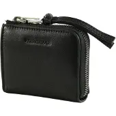 Fredsbruder Leren Portemonnee In My Pocket Small Wallet Black Zwart