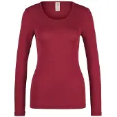 Engel - Women's Unterhemd L/S - Merino-ondergoed 46/48, rood