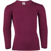 Engel - Kinder Unterhemd L/S - Merino-ondergoed 92, purper