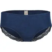 Engel - Women's Panty mit Spitze - Zijden ondergoed 38/40, blauw