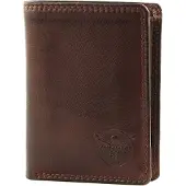 Chiemsee Leren Portemonnee Leather Wallet Brown Donkerbruin