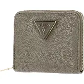 GUESS Portemonnee Meridian Small Zip Around Wallet Pewter Bruine