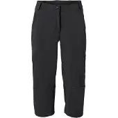 Vaude - Women's Yaras 3/4 Pants - Fietsbroek 42, zwart