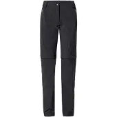 Vaude Women's Farley Stretch ZO T-Zip Pants II, wandelbroeken, dames, zwart