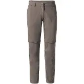 Vaude - Women's Farley Stretch Zip Off Pants II - Trekkingbroek 36 - Short, bruin