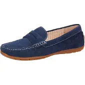 Sioux - CARMONA-700 - Instappers - Kleur: Blauw - Maat: 40.5