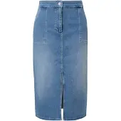 Comma casual identity Rok blauw denim