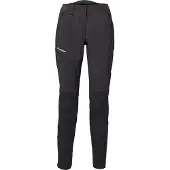 Vaude - Women's Elope Pants - Trekkingbroek 46 - Short, zwart/grijs