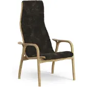 Swedese Lamino Fauteuil Eik geolied/schapenvacht Espresso (bruin)