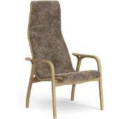 Swedese Lamino Fauteuil Eik geolied/schapenvacht Sahara (nougat bruin)