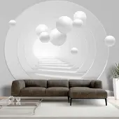 Karo-art Fotobehang - 3D Tunnel