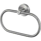 Haceka Kosmos handdoekring RVS-look