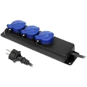 Enzo Chacon Tafeldoos SWD IP44 4V ZWART met klep 3x1,5qmm 3m 6871970
