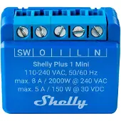 Shelly 1 Mini Gen3 Schakelactor WiFi, Bluetooth