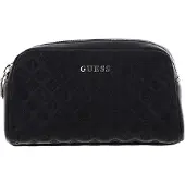 GUESS Utensil zak Double Zip Black Zwart