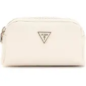 GUESS Utensil zak Double Zip White Logo Multi Wit