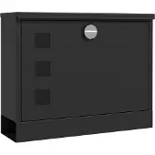 HOMCOM Briefkasten mit Zeitungsfach B80-015V00