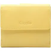 Esquire Leren Portemonnee Viktoria Little Wallet Yellow Geel