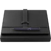 HUGO BOSS Schrijfmappen Gear Writing Set Black Zwart