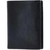 Valentino Leren Kaarthoes David Wallet Nero Zwart