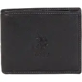 U.S. POLO ASSN. Kaarthoes Ulysses Wallet mit Flap Black Zwart